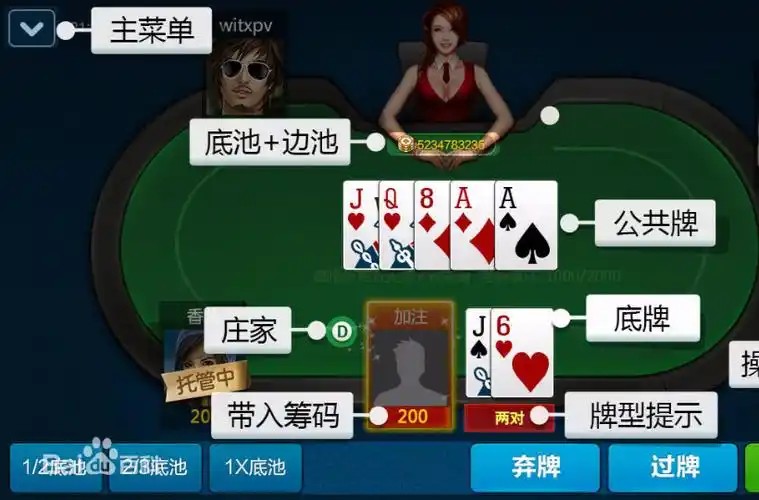 德扑术语翻译，德扑算牌口诀解读